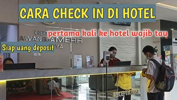 cara check in di hotel